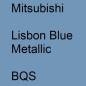 Preview: Mitsubishi, Lisbon Blue Metallic, BQS.